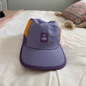 Ciele Athletics Purple and Yellow Running Cap